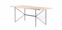 Table design bois et acier Wooply