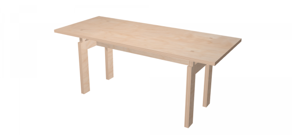 Table LC Design Bois Bouleau